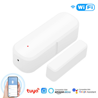 „CoRui Tuya ZigBee“ temperatūros jutiklis „Wi-Fi Windor“ durų / temperatūros drėgmės jutiklis „Smart Home Alexa App Control Google Assistant“