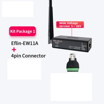 Μετατροπέας μονάδας διακομιστή σειριακής θύρας RS485 σε συσκευή WiFi Elfin-EW11A-0 Μεταφορά δεδομένων πρωτοκόλλου Modbus μέσω WiFi