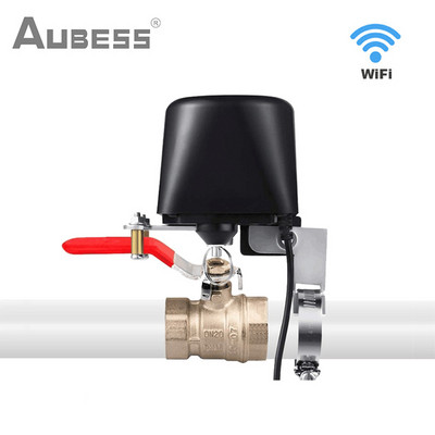 Tuya WiFi ZigBee intelligens vízgáz szivárgó szelep BE/KI Automatikus vezérlés Visszaszámláló szelep működik az Alexa Google Home Smart Life szolgáltatással