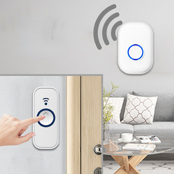 Wireless Doorbell 433Mhz Home Welcome Smart Doorbell 150M Long Wireless Distance 32 Songs Home Welcome Door Chimes