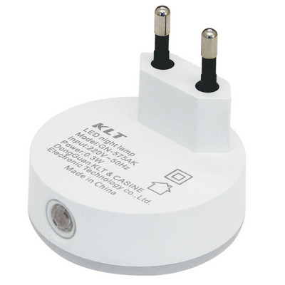 Fény intelligens környezeti fényérzékelővel, kerek, energiatakarékos LED-es lámpa, éjjeli fali lámpák otthoni folyosókhoz EU USA csatlakozó