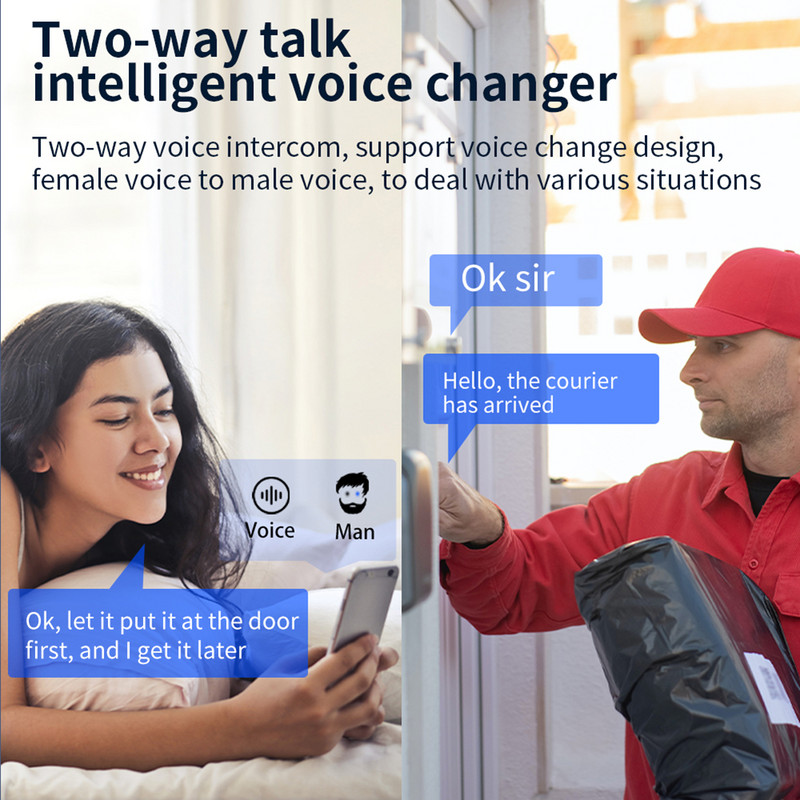 Viedais durvju zvana HD kameras mājas āra WIFI bezvadu video domofons durvju zvana kustības sensora drošības zvana komplekts mājas monitoram