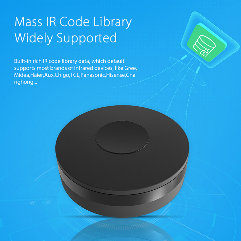 Tuya Smart IR nuotolinio valdymo pultas wifi Universalus infraraudonųjų spindulių valdiklis televizoriui DVD AUD AC Veikia su Amz Alexa Google Home