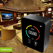 Gaisa kvalitātes CO2 oglekļa dioksīda monitori iekštelpu oglekļa dioksīda higrometra kombinētā piesārņojuma instrumenta temperatūras sensors