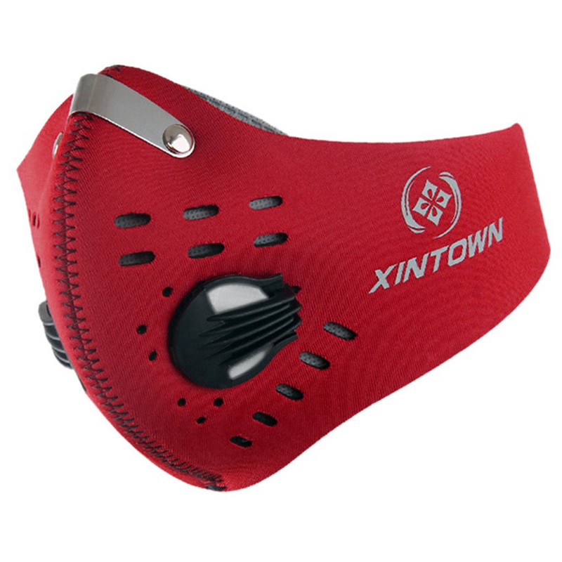 Näomaskid Jooksev näomask Korduvkasutatavad riidest pestavad katted naistele Halloweeni riidest näomask meestele Tricapa katted