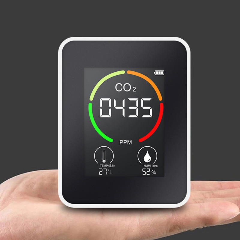 Co2 tuvastamise gaasianalüsaator õhukvaliteedi monitori tester temperatuuri niiskuse mõõtja hügromeeter