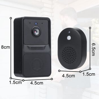 Βίντεο Doorbell Ασύρματο Doorbell με Cloud Storage, 2-Way Audio παρακολούθηση σε πραγματικό χρόνο