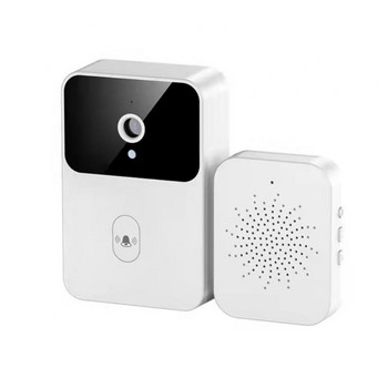 CoRui безжична WiFi камера за звънец Водоустойчива видео гласова смяна на звънец Интелигентен безжичен звънец с камера Нощ