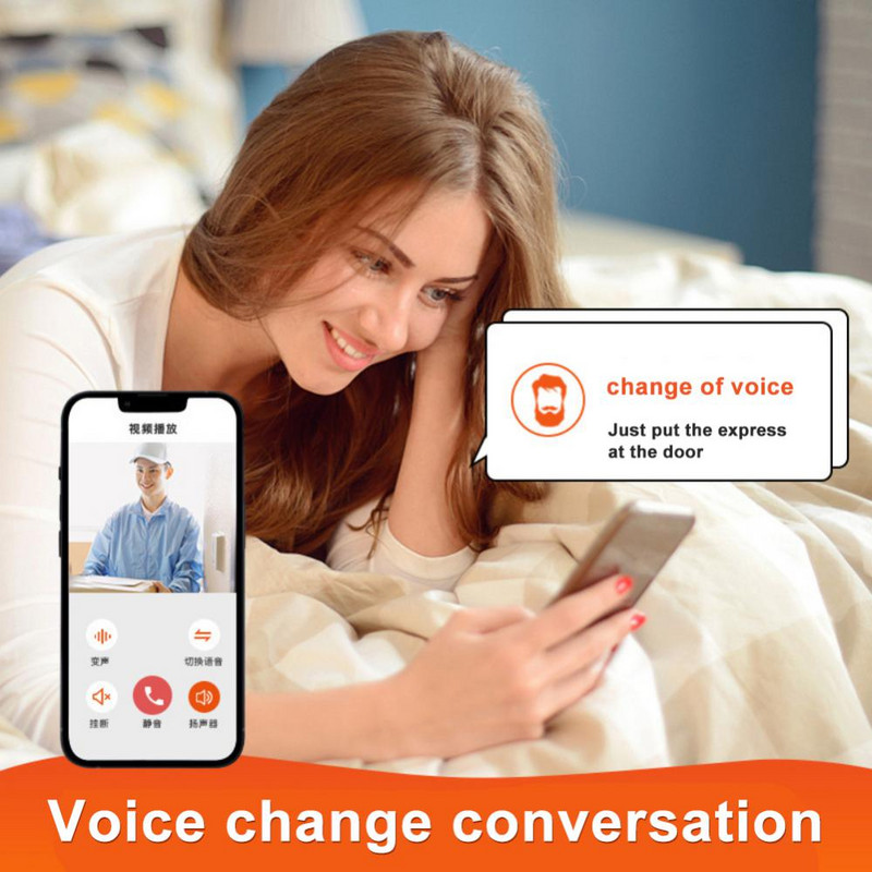 Vision video domofons viedās mājas Wifi durvju zvans reāllaika videozvans mājas monitoram Tuya vieddurvju kamera jauna ūdensizturīga