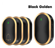 3+1 készlet többcsaládos vezeték nélküli ajtócsengő nagy házhoz, villához Vízálló távirányító Idős hívó Otthon Üdvözlő ajtócsengő