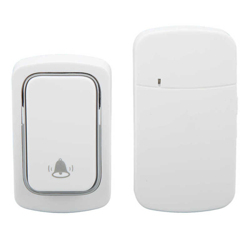 Isegenereeriv uksekell pika ülekande vahemaa akuvaba veekindel vahelduvvoolu 100-230 V juhtmeta uksekell villa jaoks