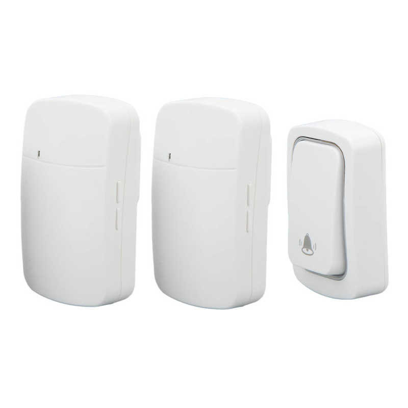 Isegenereeriv uksekell pika ülekande vahemaa akuvaba veekindel vahelduvvoolu 100-230 V juhtmeta uksekell villa jaoks