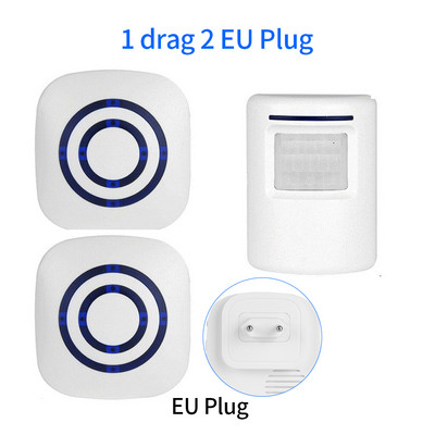 Infravörös érzékelő mozgásérzékelő vezeték nélküli ajtócsengő beléptető riasztórendszer intelligens ajtócsengő otthoni biztonság védelem