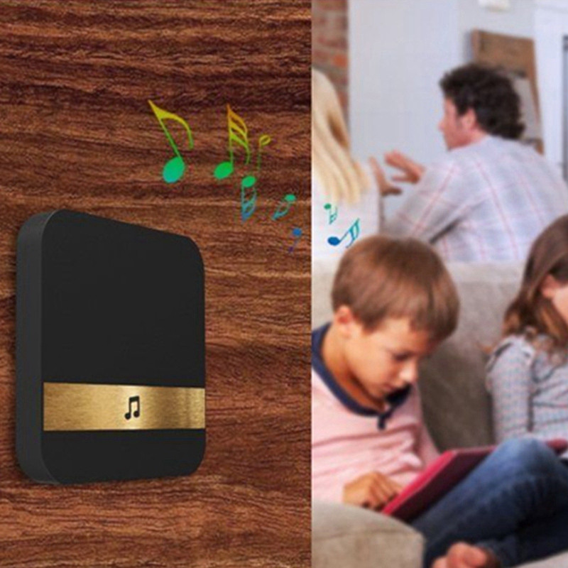 Juhtmeta kaugjuhtimispuldi uksekell 300 M kaugkõnede automaatne kõnekell Intelligentne elektrooniline veekindlad kellad nutikad kodutarvikud (E