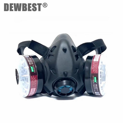 2023. aasta uuendamine, uus kaitsefilter, topeltgaasimask, keemilise gaasi tolmuvastane värvimisvastane respiraator näomask