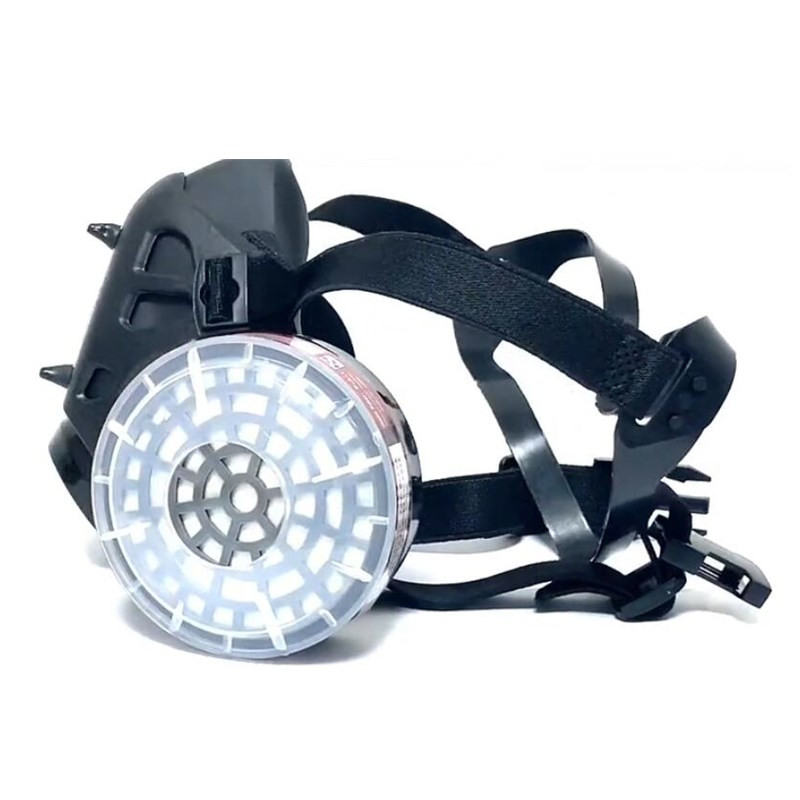 2023. aasta uuendamine, uus kaitsefilter, topeltgaasimask, keemilise gaasi tolmuvastane värvimisvastane respiraator näomask