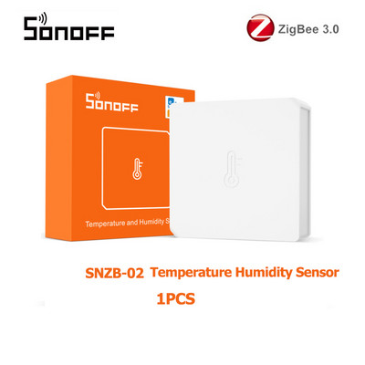 SONOFF SNZB-02D Αισθητήρας υγρασίας θερμοκρασίας Αποθήκευση δεδομένων APP Τηλεχειριστήριο Sonoff Zigbee Ανιχνευτές υγρασίας θερμοκρασίας