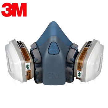 7/9/15/17in1 3M 7502 Gas mask Chemical Respirator Protective Mask Industrial Paint Spray Anti Organic Vapor 6001/2091 filter