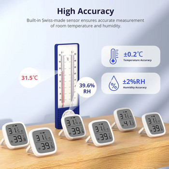 SONOFF SNZB-02/02D Zigbee Αισθητήρας θερμοκρασίας και υγρασίας Έξυπνος συγχρονισμός σε πραγματικό χρόνο μέσω eWeLink ZBBridge Εργασία με Alexa Google Home