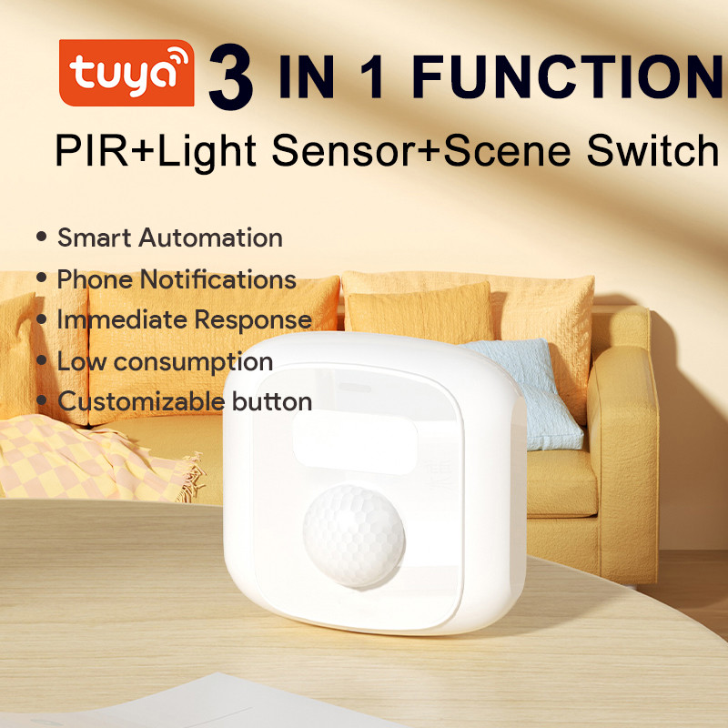 Tuya WiFi Zigbee senzor ljudskog pokreta Smart Home PIR senzor pokreta detektor sa senzorom svjetla Funkcija prebacivanja scene Smart LIfe