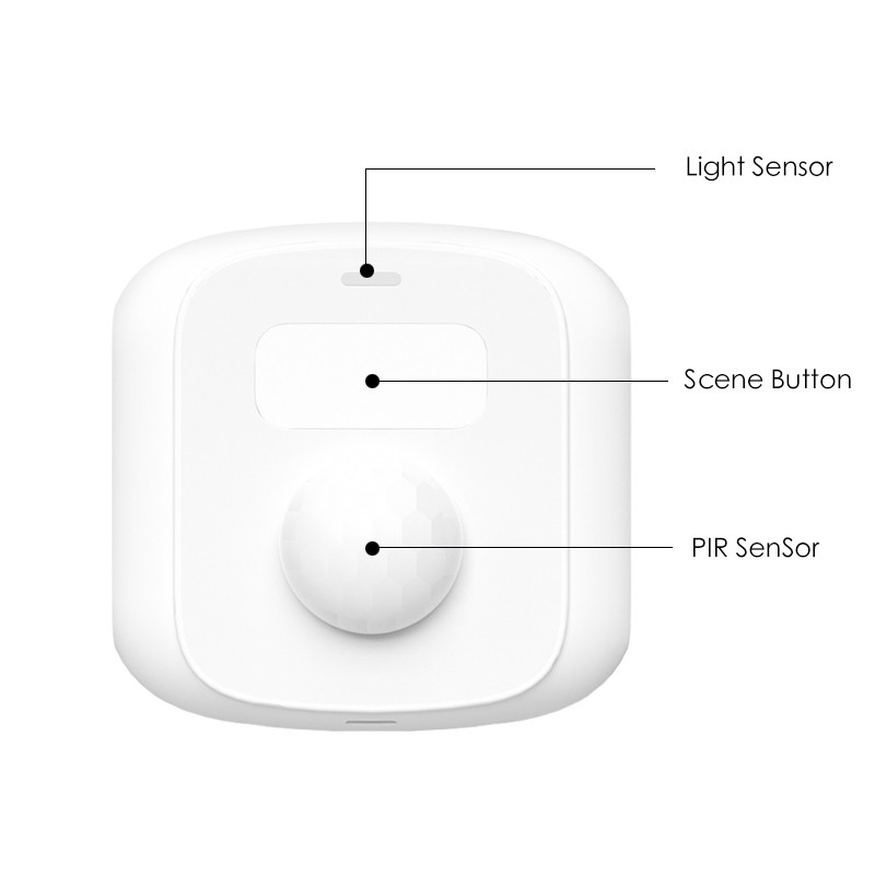 Tuya WiFi Zigbee senzor ljudskog pokreta Smart Home PIR senzor pokreta detektor sa senzorom svjetla Funkcija prebacivanja scene Smart LIfe