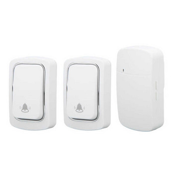 Self Powered Doorbell Set Wireless Door Bell 38 Ringtones for Home Villa AC 100V‑230V