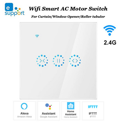 Wifi EWelink Smart Curtain Tuuleavaja Lüliti vahelduvvoolumootori kontroller Trafo Alexa koduabi Google Määra avamisaste