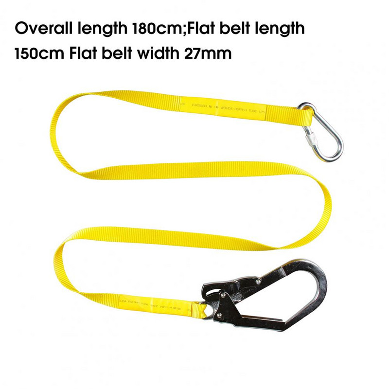 Praktiline turvavöö Pikaajaline turvaköis madala hõõrdumisega kaitsevarustuse turvavöö kukkumiskaitse töörihm Pael