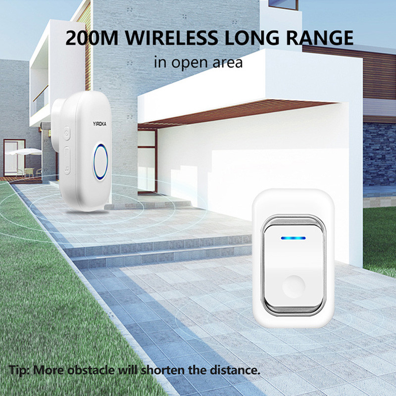 Ring Door Bell 12Vdc Csengő csengő Intelligens, önálló tápellátású IP44 biztonság