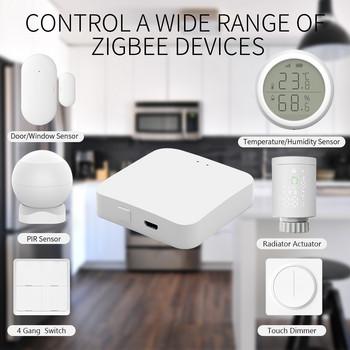 Το ασύρματο τηλεχειριστήριο Tuya Smart ZigBee Hub Gateway Smart Home Bridge Smart Life APP Λειτουργεί με την Alexa Google Home