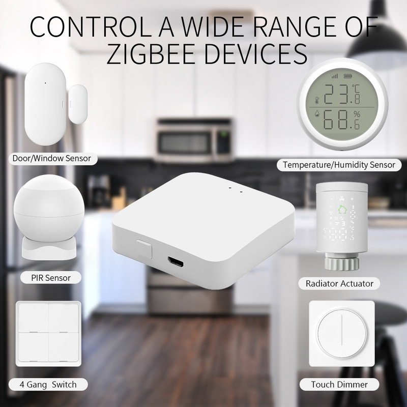 Tuya Smart ZigBee Hub Gateway Smart Home Bridge Smart Life APP bezvadu tālvadības pults darbojas ar Alexa Google Home