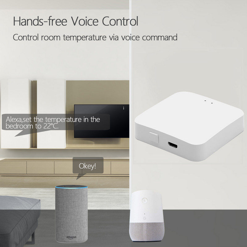 Tuya Smart ZigBee Hub Gateway Smart Home Bridge Smart Life APP bezvadu tālvadības pults darbojas ar Alexa Google Home