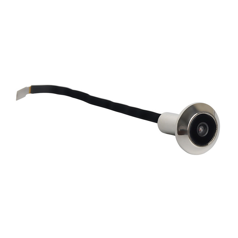 Āra kaķa acu vizuālais durvju zvans 2,4 collu mājsaimniecības kaķa acu uzraudzība infrasarkanais nakts redzamības elektroniskais durvju spogulis viedā māja