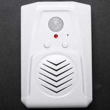2X сензорен превключвател за звънец на вратата MP3 инфрачервен звънец Безжичен PIR сензор за движение Гласов суфлер