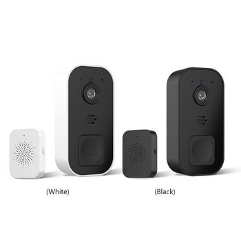 Video Door Bell Remote Monitoring Ασύρματο βίντεο Doorbell αμφίδρομης ενδοεπικοινωνίας Υπέρυθρη νυχτερινή όραση Home Monitor Ευρυγώνιος φακός