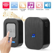 Ασύρματο κουδούνι οικίας 984,3 πόδια Μουσική μεγάλων αποστάσεων Έλεγχος πρόσβασης κουδουνιού πόρτας US 90-260V