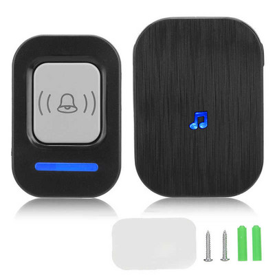 Ασύρματο κουδούνι οικίας 984,3 πόδια Μουσική μεγάλων αποστάσεων Έλεγχος πρόσβασης κουδουνιού πόρτας US 90-260V