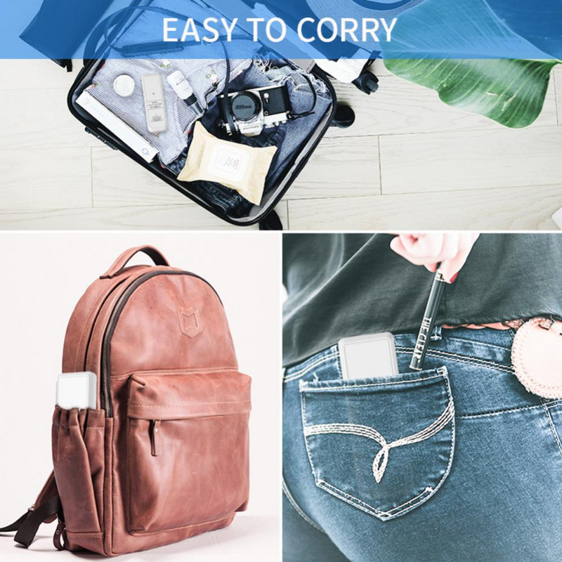 CORUI Tuya Mini termometra higrometrs Bluetooth elektroniskais augstas precizitātes lietotnes tālvadības pults temperatūras sensora mitruma mērītājs