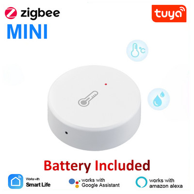 Tuya Zigbee 3.0 hőmérséklet- és páratartalom-érzékelős távirányító, Smart Life APP elemmel működik az Alexa Google Home segítségével