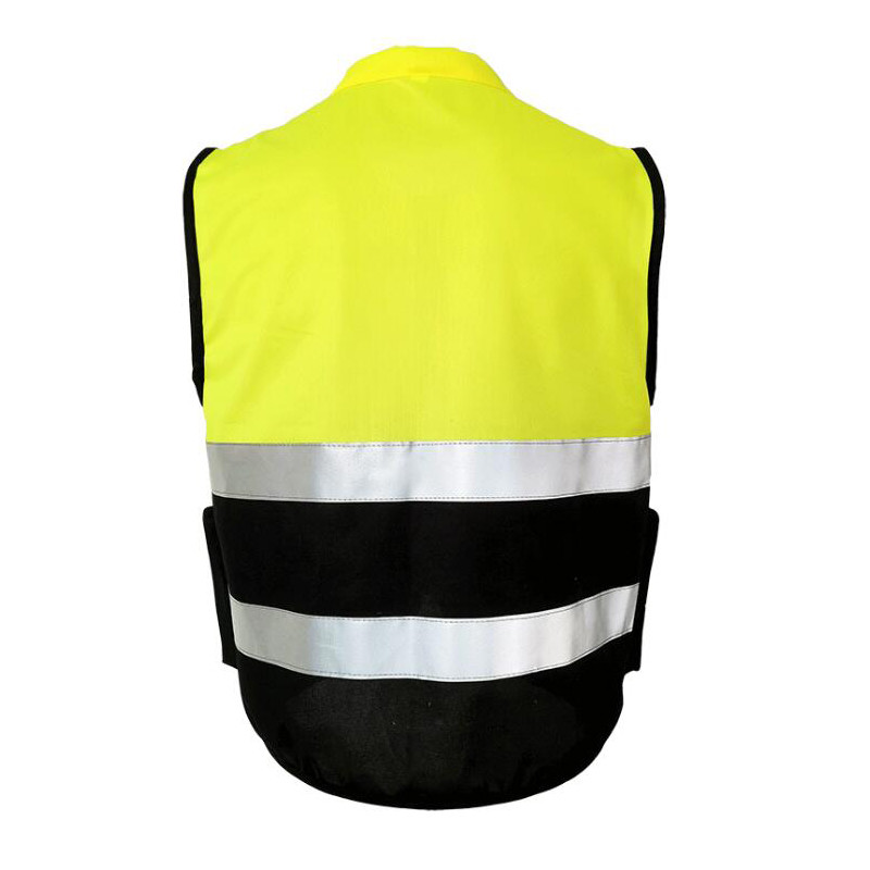 Vestă reflectorizante de securitate de înaltă vizibilitate Design de buzunare Vestă reflectorizante în aer liber Siguranța traficului Ciclism Alergare