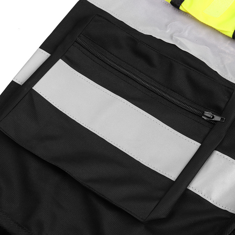 Vestă reflectorizante de securitate de înaltă vizibilitate Design de buzunare Vestă reflectorizante în aer liber Siguranța traficului Ciclism Alergare