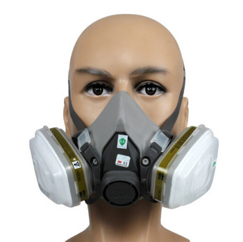 3M 6200 респиратор с половин лицева маска с 6006 патрон с няколко газови пари Защитава от органични пари и множество газове