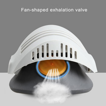 Επαναχρησιμοποιήσιμος αναπνευστήρας που πλένεται με προστασία από τη σκόνη Half Face Anti Haze Fog Ασφάλεια Κατασκευή λείανση μάσκα αερίου Χρήση 1201 Filter Cotton