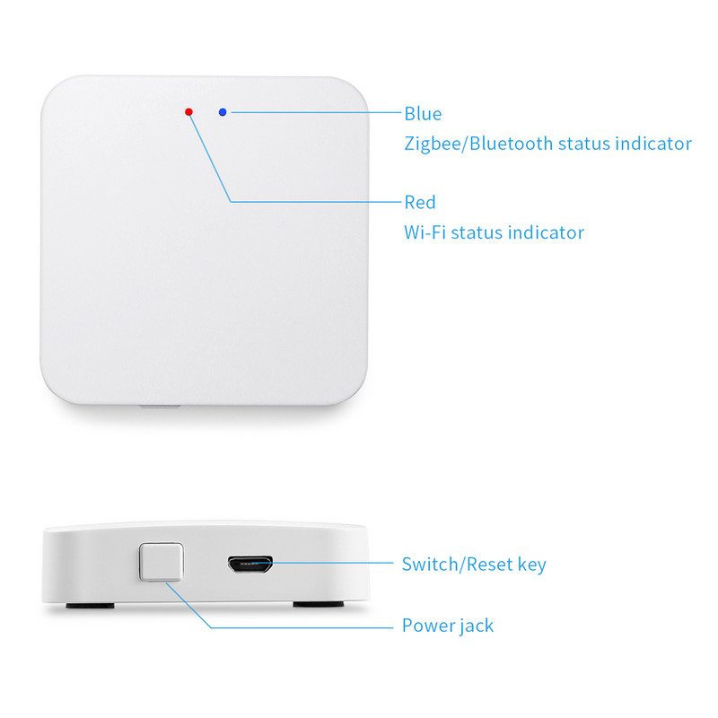 Tuya Smart ZigBee Hub Gateway Smart Home Bridge Smart Life APP juhtmevaba kaugjuhtimispult töötab koos Alexa Google Home'iga