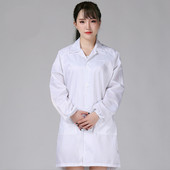 Antistatiniai drabužiai ir Cleanroom Drabužiai darbo drabužiai ESD Coat Clothes Spalva Mėlyna ir balta