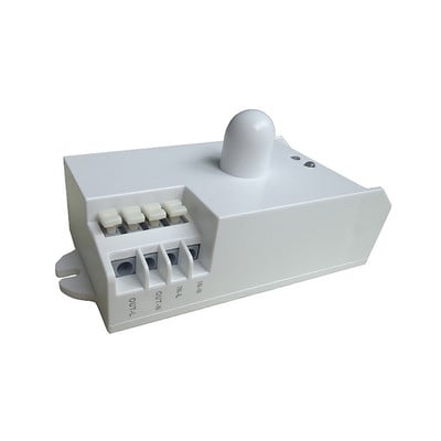 AC 85-250V mikrohullámú radarérzékelő kapcsoló 5,8G állítható beágyazott testmozgásérzékelő fénykapcsoló folyosó érzékelőhöz