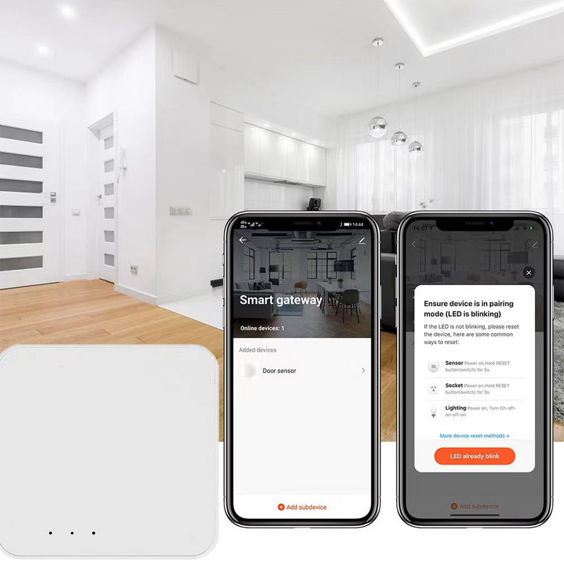 Tuya Zigbee 3.0 WiFi Bluetooth Multi-mode Gateway HUB vezeték nélküli Smart Home Bridge távirányító az Alexa Google Home Smart Life segítségével