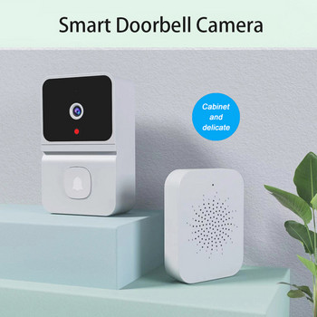 Ασύρματη κάμερα βίντεο Doorbell Smart Doorbell με 450P Night Vision 2-Way Audio Cloud Storage Battery