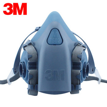 9 σε 1 3M 7502 Gas Mask Respirator 603 Industry Paint Pesticide Protective Filter Respirator Anti Pollution Dust Mask