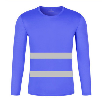 Μπλουζάκι ασφαλείας με αντανακλαστικά για άντρες Μακρυμάνικο μπλουζάκι Hi Vis Work T-shirt Quick Qry Work Wear Ρούχα ασφαλείας